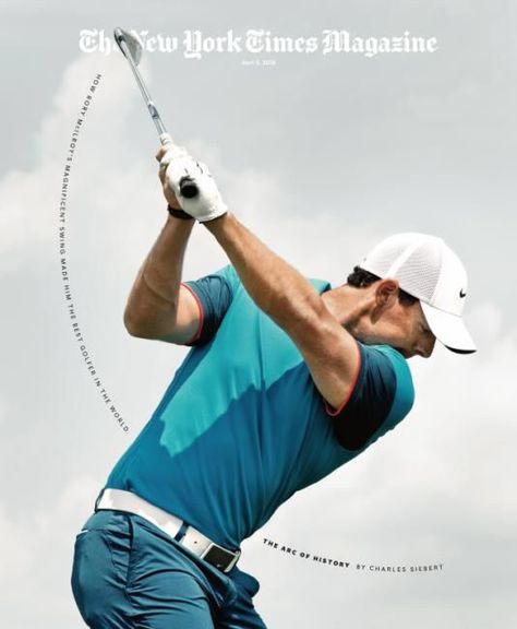 Times Magazine Covers, Golf Photoshoot, Magazine Design Cover, Editorial Cover, Magazine Wall, Golf Photography, Sport Magazine, Golf Magazine, Rory Mcilroy