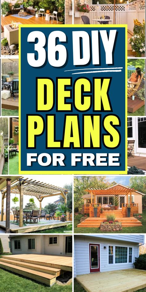 36 Budget-Friendly DIY Deck Plans You Can Try