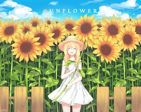 Sunflower Anime Wallpapers - Top Free Sunflower Anime Backgrounds - WallpaperAccess Sunflower Anime Wallpaper, Sunflower Anime, Photo Wallpaper Bedroom, Sunflowers Background, Sunflower Wallpaper, Flower Hats, Wallpaper Free Download, Free Hd Wallpapers, Awesome Anime