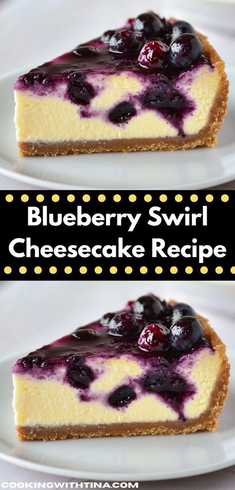 Looking for a delectable dessert that will impress your family? This Blueberry Swirl Cheesecake Recipe is a delightful combination of creamy cheesecake and fresh blueberries. It's an easy dessert idea perfect for any occasion.