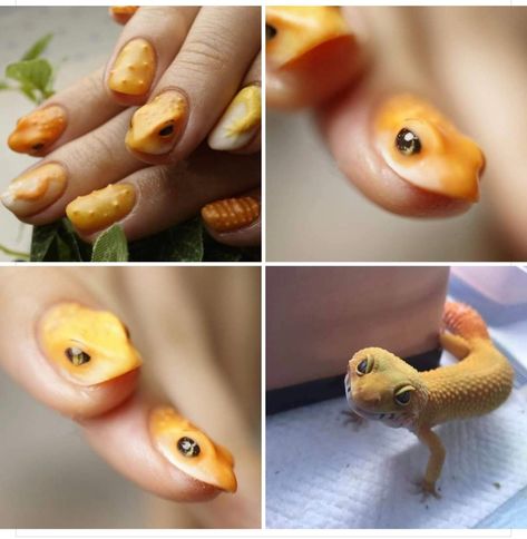 Fish Nails, Crazy Nail Art, Mens Nails, No Context, Hippie Nails, Airbrush Nails, Animal Nails, Crazy Nails, Exotic Nails