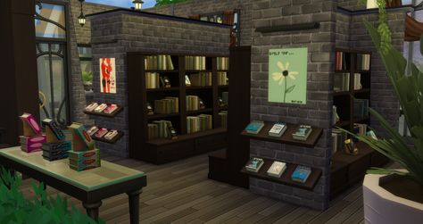 Sims 4 Retail Store, Sims 4 Retail, Retail Store Layout, Sims 4 Blog, The Sims 4 Pc, Retail Store Interior, Sims Building, Store Layout, Sims 4 Build