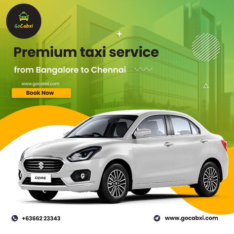 Enjoy the height of comfort and ease by using our premium taxi service in Chennai. Read more: https://www.gocabxi.com/cities/bangalore-to-chennai-taxi-service Booking : https://www.gocabxi.com/contact-us/ Contact Us: 6366223343 #taxiserviceinchennai #cabserviceinchennai #outstationcabsinchennai #onewaytaxiserviceinchennai #outstationcabstochennai #premiumtaxiinchennai #bangaloretochennaitaxiservice #chennaitobangaloretaxiservice #bangaloretochennaicabservice #chennaitobangalorecabservice Taxi Business, North India Tour, Delhi Airport, Happy Dhanteras, Business Flyers, Safe Journey, Enjoy Your Vacation, Service Logo, Car Rental Service