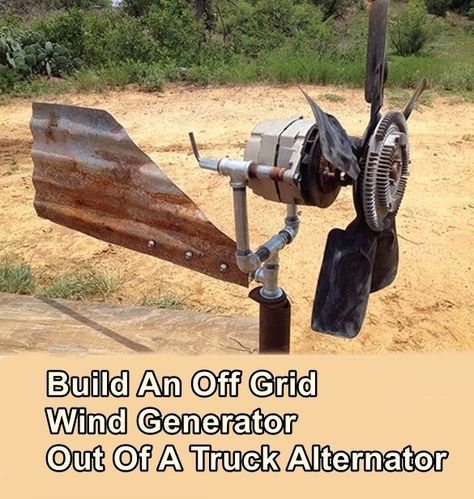 Diy Wind Turbine, Off Grid Survival, Free Energy Projects, Diy Generator, Free Energy Generator, Solar Power Diy, Off Grid Power, Wind Generator, Prepper Survival