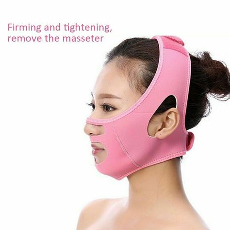 Item Type: Face Slimming Mask. 1 x Face Slimming Mask. Effectively improve double chin, facial muscle relaxation and other problems. Fitting your facial line tightly, suitable for all kinds of face shape. Lower Back Dimples, Sagging Cheeks, Face Fat Loss, Double Chin Exercises, Reduce Double Chin, Chin Exercises, Slim People, Neck Exercises, Type Face