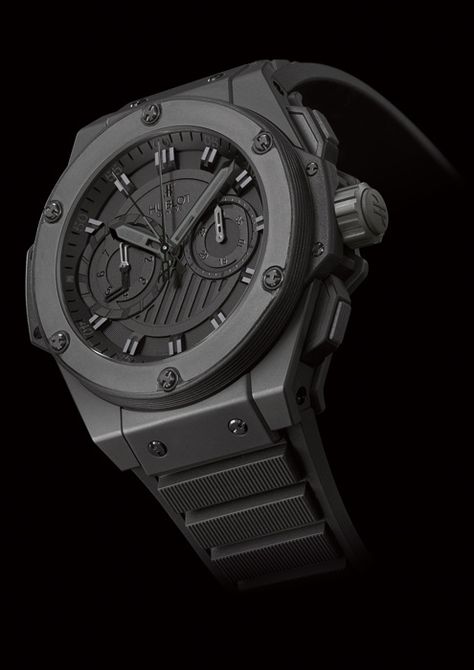 KING POWER FOUDROYANTE ALL BLACK - © Hublot Geneve Hublot Watches Men, All Black Watches, Hublot Watches, King Power, Dream Watches, Blender 3d, Nike Blazer, Men's Watches, Luxury Watches For Men