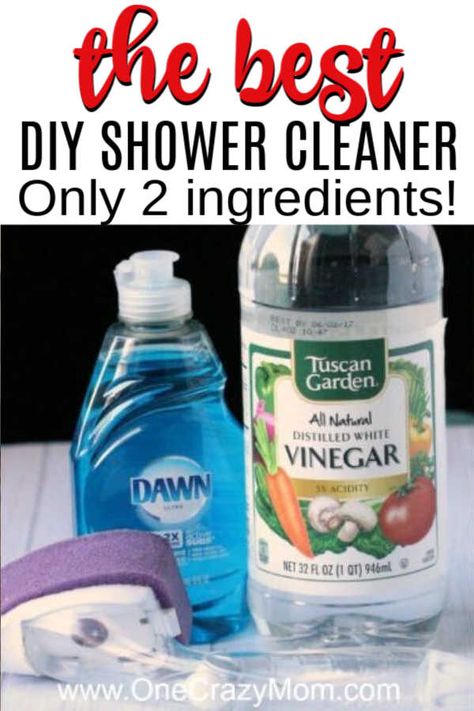 Diy Shower Cleaner, Best Shower Cleaner, Homemade Shower Cleaner, Bathtub Cleaner, Cleaner Recipes, Deep Cleaning Tips, Diy Shower, Homemade Cleaning Products, Natural Cleaners