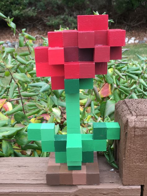 Diy Minecraft Decorations, Minecraft Diy Crafts, Minecraft Room Decor, Minecraft Bedroom Decor, Minecraft Blocks, Diy Minecraft, Minecraft Room, Diy Blocks, Minecraft Decorations