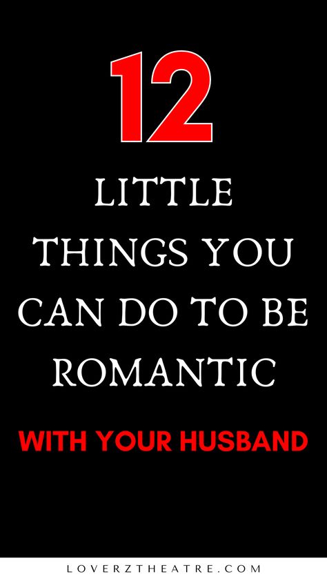 If you truly want to make your husband feel loved and wanted, you must learn how to be more romantic to your husband. In this post, you will find the best marriage tips on intimate ways to be romantic with your husband, cute things to do for your husband that he finds romantic, plus thoughtful ways to create more romance in your marriage. Here are 12 little things you can do to be romantic with your husband How To Start Over With Your Husband, How To Pamper Your Husband, How To Be More Affectionate With Husband, How To Be Intimate With Your Husband, How To Be Romantic With Your Husband, Fun Things To Do With Husband, How To Be More Romantic, How To Love Your Husband, How To Make Your Husband Want You Again