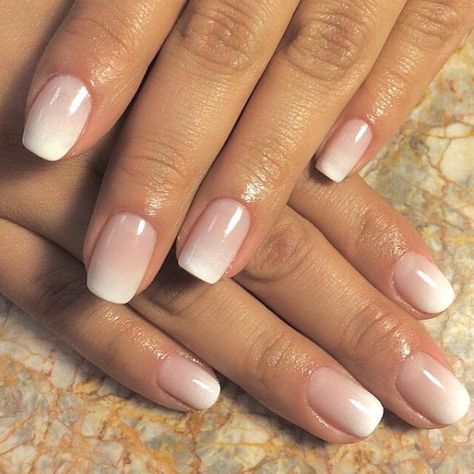 Wedding Manicure, Unghie Sfumate, Smink Inspiration, Bride Nails, Bridal Nails, Manicure Y Pedicure, Manicure E Pedicure, Ombre Nails, Wedding Nails