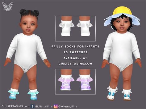 Sims 4 Frilly Socks, The Sims 4 Infant Shoes, Sims 4 Cc Ruffle Socks, Sims 4 Ruffle Socks, Toddler Shoes Sims 4 Cc, Sims 4 Cc Infant Shoes, Sims 4 Baby Hair, Sims 4 Cc Baby Hair, Sims 4 Infant Clothes