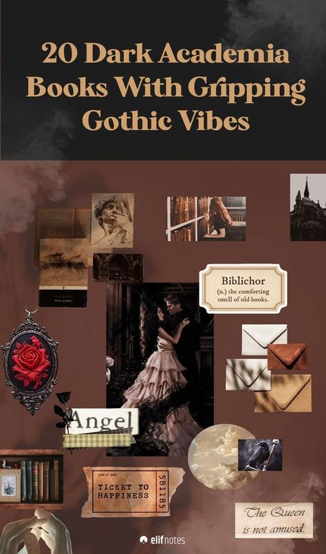 Most Famous Dark Academia Books with Gripping Gothic Vibes, 20 must-read Dark Academia novels for fantasy readers Dark Academia Reading List, Dark Academia Books To Read, Academia Books, Dark Academia Book, Gothic Academia, Dark Academia Books, Gothic Books, The Sinister, Books You Should Read