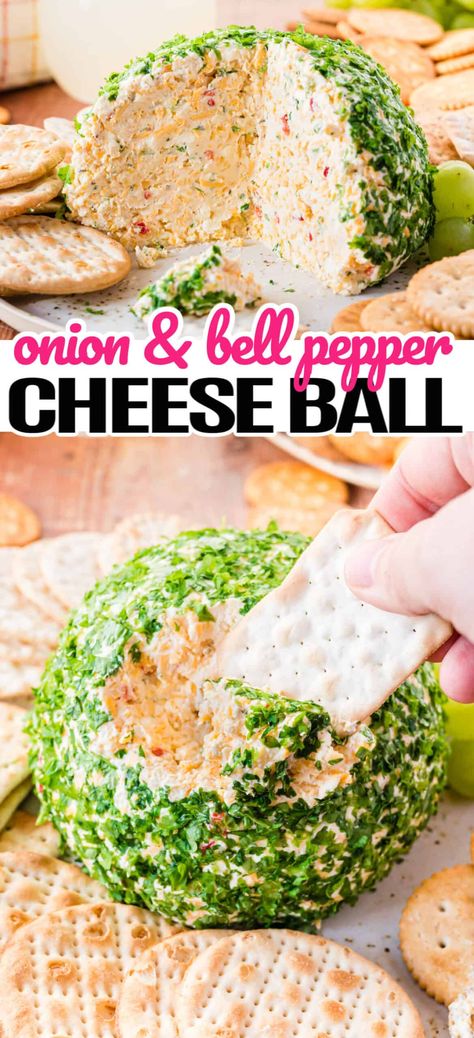 Veggie Cheese Ball, Pepper Cheese Ball, Colorado Recipes, 2023 Recipes, Classic Appetizers, Cheese Stuffed Peppers, Best Appetizer Recipes, Cheese Ball Recipes, Cheese Appetizers