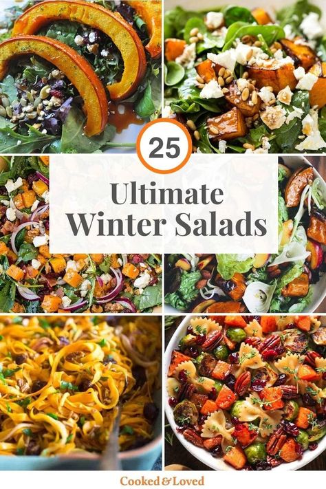 Ultimate Fall / Winter Salads With Squash & Pumpkin Pumpkin Salad Recipes, Recipes With Pumpkin, Pumpkin Platter, Winter Salads, Winter Salad Recipes, Pumpkin Salad, Leafy Salad, Butternut Squash Salad, Pumpkin Squash