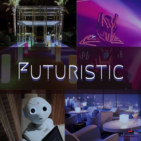 Futuristic Theme Event, Futuristic Event, Event Entertainment, Event Themes, Back To The Future, Information Technology, Birthday Party Themes, Party Themes, Life Hacks