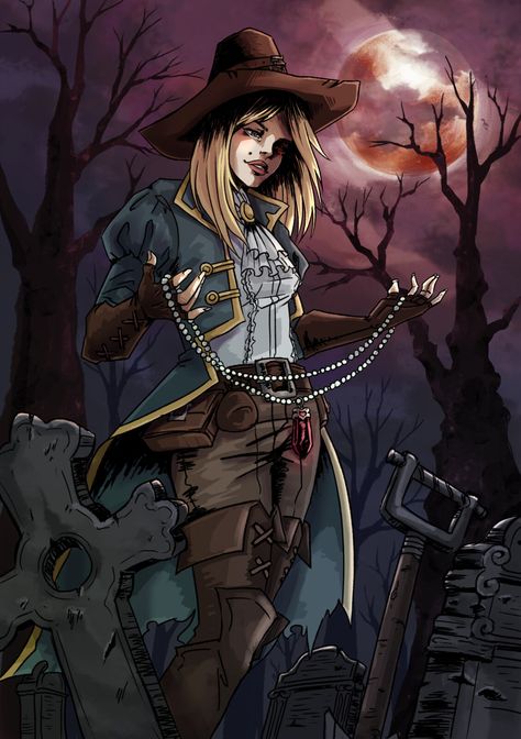 Grave Robber, Amelia Moronge on ArtStation at https://www.artstation.com/artwork/WKVrXQ Grave Robber, Blood Hunter, Darkest Dungeon, Fashion Drawing, Character Concept, Game Art, Concept Art, Character Art, Fan Art