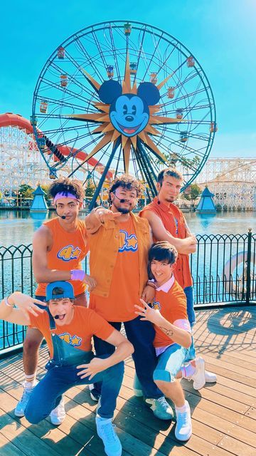 Chris Bey - Disney Content Creator on Instagram: "You want it? I WANT IT! 💜⭐️🧡✨ 4*Town takes on the #OogieBoogieBash on their #DisneyParks tour! 🙌🏽✨😂 This party was a blast! Being a boy band is exhausting! • • • • • • #disneyland #disneybound #4town #turningredcosplay #4towncosplay #disneycosplay #disneyworld #disneyparks #disneyhalloween #halloweentimeatdisneyland #disneygay #instagay #mnsshp #epcot #pixar #pixarturningred #taeyoung #aaronz #aaront" Disneyland Disneybound, Halloween Time At Disneyland, 4 Town, Disney Cosplay, Oogie Boogie, Boy Band, Disney Halloween, A Boy, Disney Parks