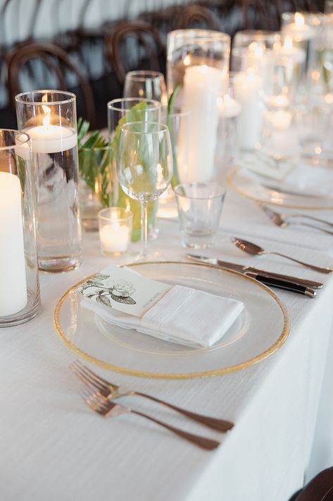 Dinner is served—on our staple Eclisse Glass Charger! 🍽️✨ Featuring a clear glass base and an elegant gold rim, this charger adds a touch of luxury to any dinner setting. Perfect for weddings and special events, it’s a must-have for creating a sophisticated and unforgettable dining experience. Discover more of our exquisite wedding rentals at Party Rentals Delivered and elevate your celebration! 💍🌟⁠ Candlelit Table, Glass Beverage Dispenser, Gold Cake Stand, Wedding Ambiance, Dinner Setting, Catering Supplies, Gold Dinnerware, Cake Server Sets, Linen Lights