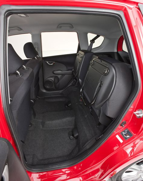 Honda Fit Back Seat Folded Up Honda Interior Aesthetic, Honda Fit Interior, Honda Vezel Interior, Honda Fit Camping, 2009 Honda Fit, 2015 Honda Fit, Honda Fit Sport, Honda Fit Jazz, Honda Insight