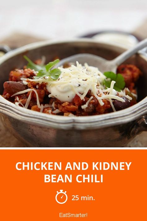 Kidney Bean Chili, Kidney Bean Stew, Bean Chili Recipe, Kidney Bean, Canning Diced Tomatoes, Bean Chili, Bean Stew, Recipe Simple, Red Kidney Bean