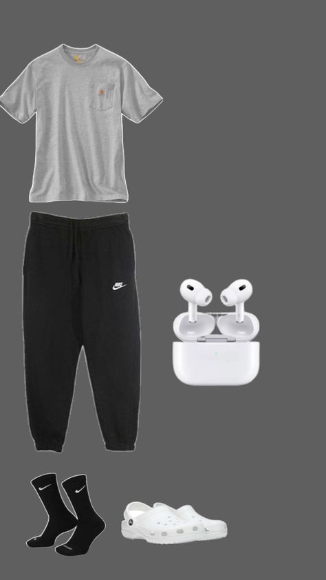 Black Sweatpants Outfit For School Lazy Days, Sweat Pant Outfits, Black Sweatpants Outfit, Sweatpants Outfits For School, Fire Outfits, Custom Fitted Hats, Mens Smart Casual Outfits, Pants Outfit Men, Grey Sweats