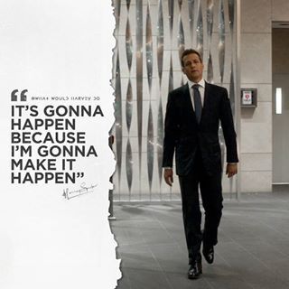 Make it happen ~ Harvey❤️ #suits #suitsusa #harvey #specter #harveyspecter #harveyspectersthoughts #whatwouldharveydo #gabrielmacht #motivational #motivationalquotes #motivation Harvey Suits, Specter Suits, Work Focus, Inspirational Quotes Images, Suits Quotes, Suits Harvey, Harvey Specter Suits, Harvey Specter Quotes, Better Self