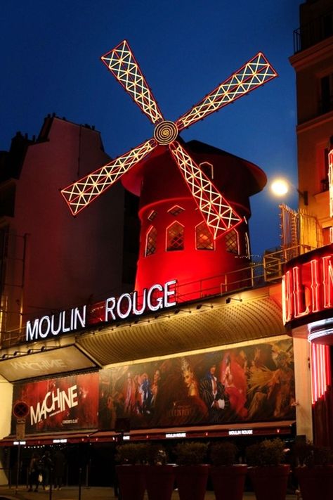 Iconic Moulin Rouge Windmill Airbnb Moulin Rouge Windmill, One Day In Paris, Paris Prom, The Moulin Rouge, Velvet Curtains, The Velvet, Cabaret, City Lights, Paris France