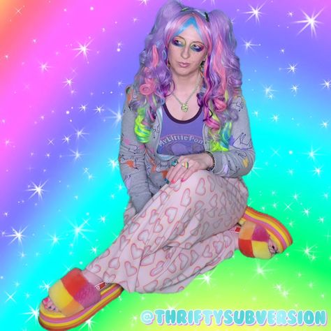 🦄 Rainbow June 👧 Pigtails & PJs 💗 #ThriftySubversion #RainbowJune #PigtailsAndPJs Rainbow, On Instagram, Quick Saves, Instagram