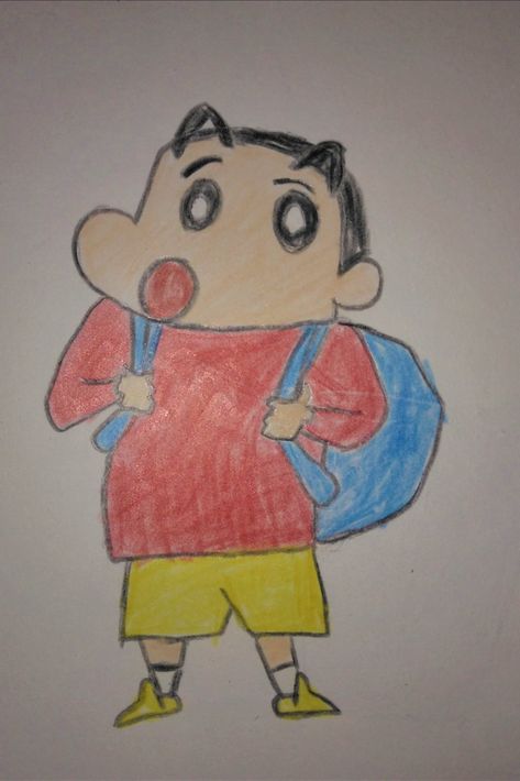 How to Draw ShinChan Shinchan Cartoon Drawing Easy, Shinchan House Drawing, Sinchan Family Drawing, Drawing Of Sinchan, Drawing Of Shinchan, Cute Shinchan, Shinchan Drawing, Start Drawing, Shin Chan