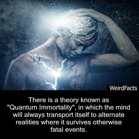 Fun Fact Quantum Immortality Theory, Quantum Immortality, Quantum Physics Spirituality, Nicola Tesla, Interesting Science Facts, Cool Science Facts, Spirit Science, Quantum Mechanics, Quantum Physics