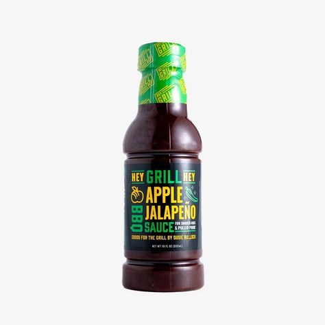 Homemade Apple Jalapeno BBQ Sauce Recipe | Hey Grill, Hey Jalapeno Bbq Sauce, Apple Jalapeno, Honey Bbq Sauce Recipe, Hey Grill Hey, Smoked Chicken Wings, Jalapeno Sauce, Beef Jerky Recipes, Honey Bbq Sauce, Smoked Ribs