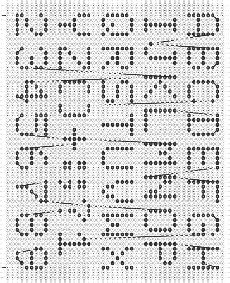 Alphabet Bracelet Pattern, Macrame Letters Alpha Patterns, Bracelet Template, Plastic Canvas Letters, Floss Bracelets, Alpha Letter, Diy Bracelets With String, Native Beading Patterns, Font Number