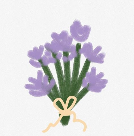 Iphone Wallpaper Nasa, Cute Flower Drawing, Tulip Drawing, Purple Flowers Wallpaper, Dinosaur Wallpaper, Hippie Painting, Flower Icons, Doodle Icon, Phone Aesthetic