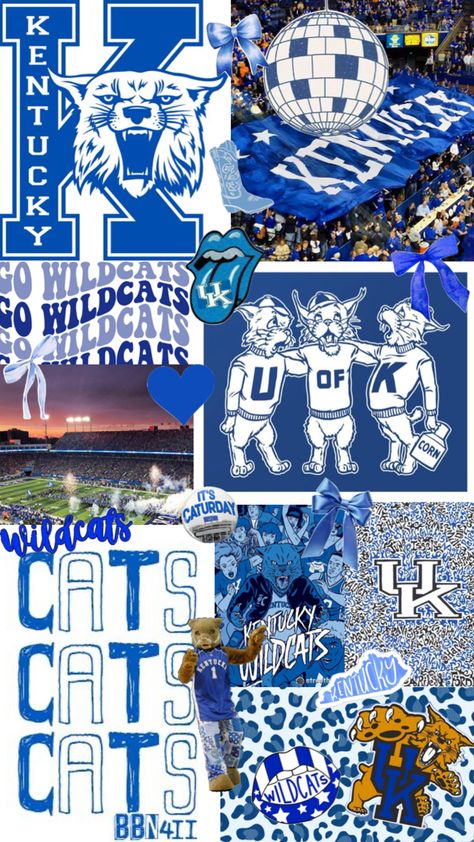 University Of Kentucky Wallpaper, Kentucky Wildcats Wallpaper, Kentucky Wallpaper, College Game Days, My Old Kentucky Home, University Of Kentucky, Kentucky Wildcats, Paper Collage, Paper Background