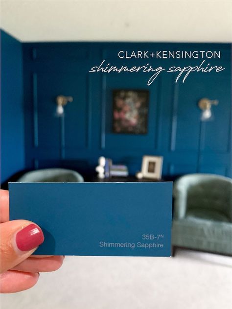 Love this moody blue (Shimmering Sapphire) from Clark+Kensington.  @AceHardware #AcePartner #thehelpfulplace #Clarkandkensington #mylocalace