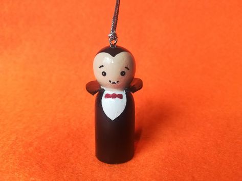 Dracula peg doll part of the Halloween little monsters collection Clothespin People, Peg People, Peg Doll, Doll Parts, Little Monsters, Clothespins, Peg Dolls, Dracula, Clothes Pins