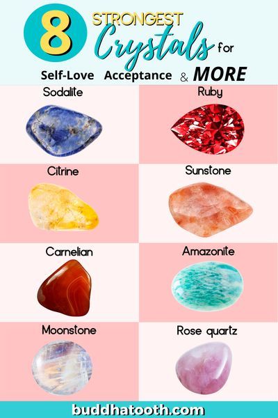 Self Love Crystals, Strongest Crystals, Crystals For Self Love, Self Love And Acceptance, Spiritual Mind, Crystal Identification, Improve Your Self, Raise Your Vibrations, Power Of Crystals