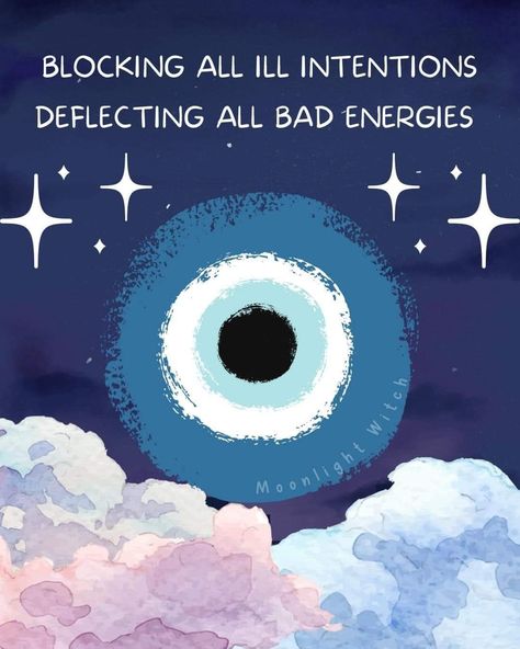 Evil Eye Affirmation, Psychic Aesthetic, Evil Eye Quotes, Cosmic Quotes, Sylvia Browne, Awakening Art, Evil Eye Art, Law Of Karma, Magic Witch