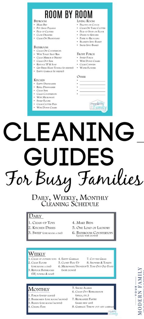 DAILY, WEEKLY, AND MONTHLY CLEANING LIST PRINTABLES. Perfect for busy families! #Cleaning #cleaningschedule #house #home #declutter #Tidyhouse #tidyhome Weekly Family Cleaning Chart, House Cleaning Schedule For Family, Family Cleaning Chart, Family Cleaning Schedule Charts, Family Chore Chart Cleaning Schedules Free Printable, Family Chore Chart Cleaning Schedules, Monthly Cleaning List, Chores Schedule, Cleaning List Printable