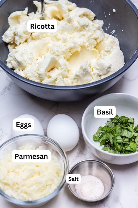 Best Ricotta Cheese Mixture for Lasagna and Other Pasta Dishes! Best Ricotta Filling For Lasagna, Ricotta Recipe For Lasagna, Ricotta Cheese Filling For Lasagna, Ricotta Parmesan Pasta, Ricotta Mozzarella Pasta, Can You Freeze Ricotta Cheese, Ricotta Lasagna Filling, Ricotta Filled Pasta, How To Make Ricotta Cheese For Lasagna