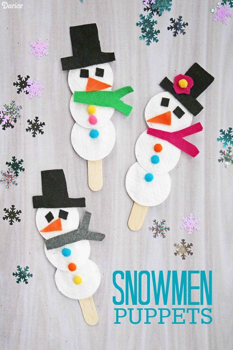 20 Easy Snowman Crafts for Kids Cheap Kids Crafts, Winter Crafts For Toddlers, Easy Winter Crafts, Juleverksted For Barn, Diy Schneemann, January Crafts, Easy Art Projects, Winter Crafts For Kids, Snowman Crafts