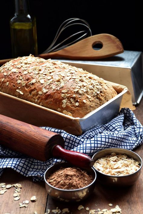 Bread Photography, Multi Grain Bread, Bread Tin, Bread Maker Recipes, Healthy Bread, Bread Loaf, Food Photography Tips, Bakery Desserts, Bread Maker