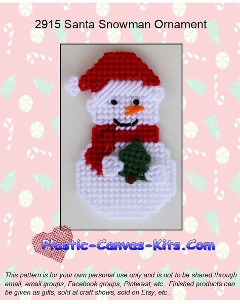 Christmas Plastic Canvas Patterns Free, Canvas Magnets, Penguin Christmas Ornaments, Small Snowman, Christmas Magnet, 3d Perler Bead, Snowman Christmas Ornaments, Globe Ornament, 25 Days Of Christmas