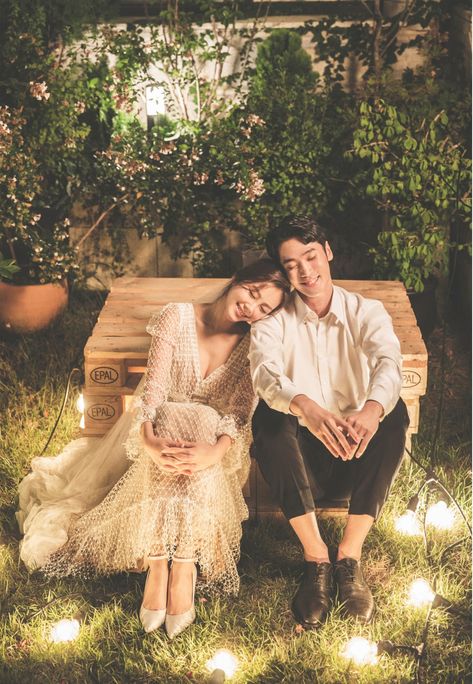 Themed Wedding Ideas, Prenuptial Photoshoot, Korean Couple Photoshoot, Pre Wedding Photoshoot Outfit, Korean Wedding Photography, Wedding Photo Studio, Pre Wedding Shoot Ideas, Pre Wedding Photoshoot Outdoor, Pre Wedding Poses