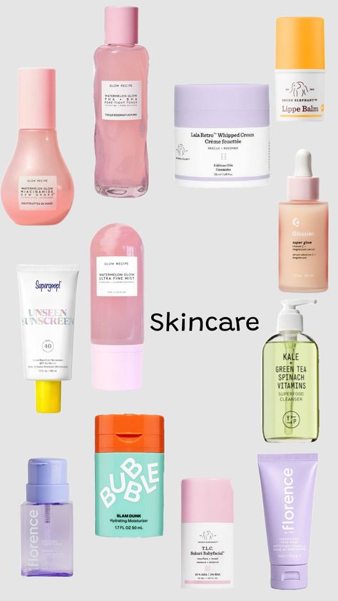 Skincare!!! #skincare #skincareroutine #skincareproducts #skincareobsessed #skincareaesthetic #beauty #skincareinspo #glowrecipe #drunkelephant #bubbleskincare Super Glow, Drunk Elephant, Skincare Products, Whipped Cream, Green Tea, Skin Care Routine, Sunscreen, Toner, The Balm