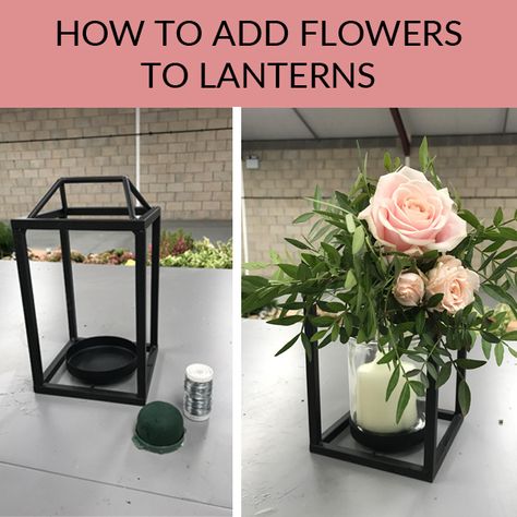 Step by step video guide, how to add flowers to lanterns. Use lanterns for wedding centrepieces / hang up at your wedding venue. Photos On Iphone, Wedding Centrepieces, Lantern Centerpieces, Wedding Lanterns, Deco Floral, Lanterns Decor, Wedding Places, Christmas Wedding, Table Centerpieces