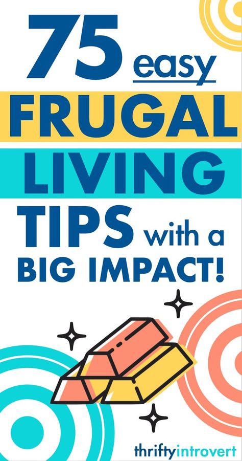 75 EASY frugal living tips to kickstart your frugal living lifestyle! Perfect for frugal living beginners or if you're wanting frugal living life hacks and ways to save money. Extreme Frugality, Budgeting Ideas, Frugal Habits, Saving Money Frugal Living, Managing Money, Budgeting 101, Tips To Save Money, Bill Organization, Budgeting Tools