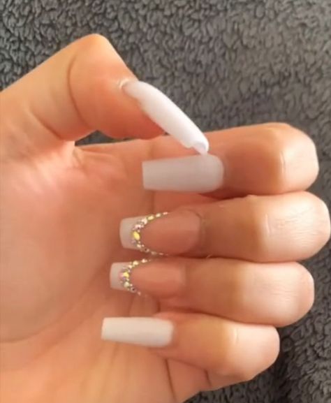 Nails For 15 Yrs Old, Nails For 14y Old, Nail Ballerina, Ballerina Nails Designs, Inspiration Nails, Racun Shopee, Nails Prom, Ballerina Nails, Nails 2024