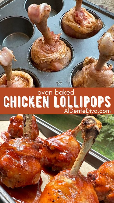 OVEN BAKED CHICKEN LOLLIPOPS Baked Chicken Lollipops Recipe, Lollipop Drumsticks Baked, Chicken Lollipops Recipe Oven, Lollipop Chicken Drumsticks Oven, Drumstick Lollipops Oven, Drumstick Chicken Lolipop Recipes, Baked Chicken Lollipops, Lollipop Chicken Drumsticks, Chicken Drumstick Recipes Oven