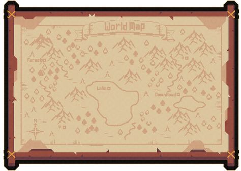 Pixel Art Map World, Pixel Art Map, Pixel Map, Idle Game, Game Map, Pixel Art Landscape, Ui Design Elements, Dots Game, Map Games